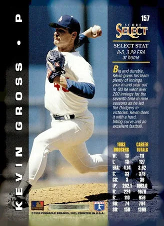 1994 Score Select Kevin Gross Baseball Card #157