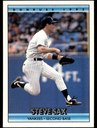 1992 Donruss Stephen Louis Sax Baseball Card #729