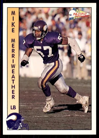 1992 Pacific Mike Merriweather Football Card #507