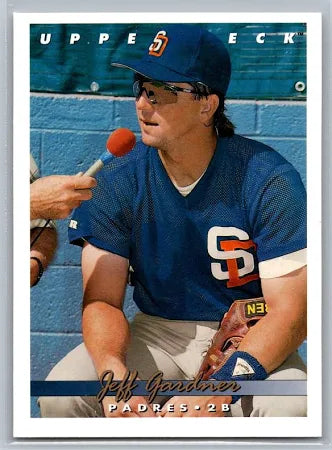 1993 Upper Deck Jeff Gardner Baseball Card #639