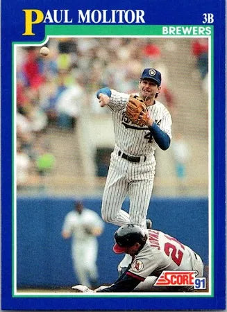 1991 Score Paul Molitor Baseball Card #49