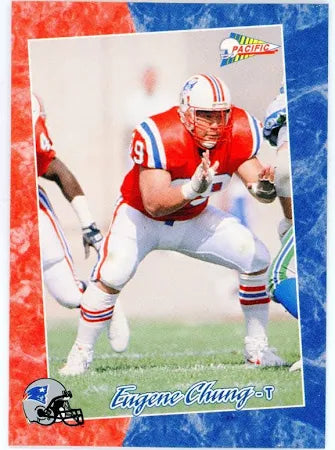 1993 Pacific Eugene Chung Football Card #254