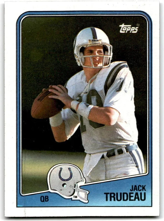 1988 Topps Jack Trudeau Football Card #117