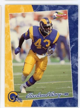 1993 Pacific Cleveland Gary Football Card #189