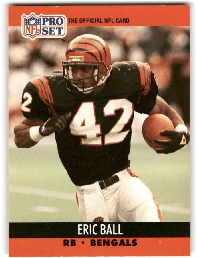 1990 NFL Pro Set Eric Ball Football Card #460