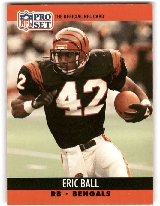 1990 NFL Pro Set Eric Ball Football Card #460