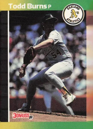 1989 Donruss Todd Edward Burns Baseball Card #564