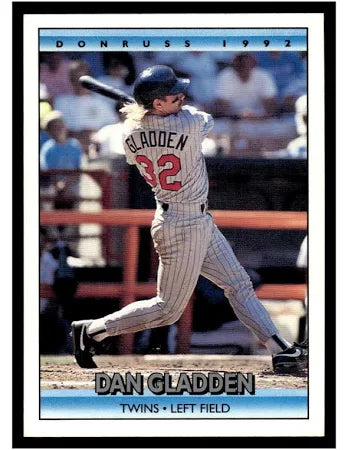 1992 Donruss Clinton Daniel Gladden III Baseball Card #585