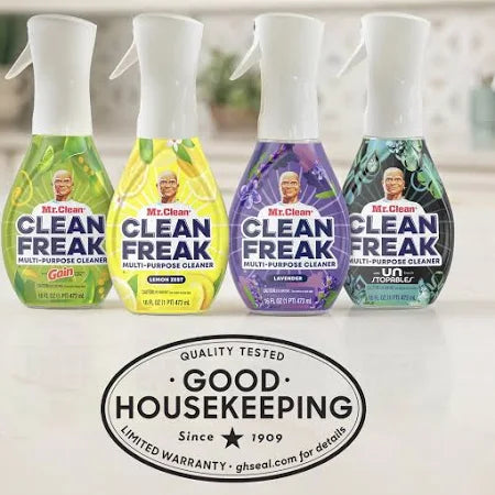 Mr. Clean Clean Freak Multi Surface Cleaning Spray, Deep Cleaning Mist Starter Kit and Refill Bundle, Unstopables Fresh Scent, 64 fl oz Cleaning Supplies #416252