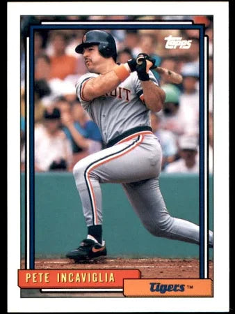 1992 Topps Pete Incaviglia Baseball Card #679