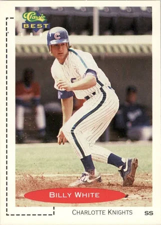 1991 Classic Billy White Baseball Card #363