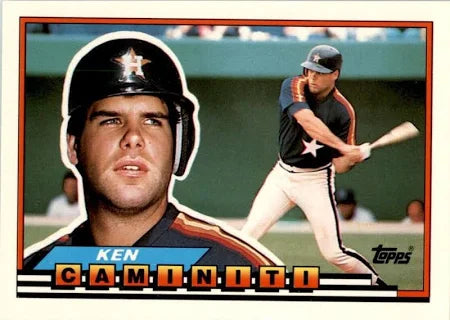 1989 Topps Kenneth Gene Caminiti Baseball Card #210