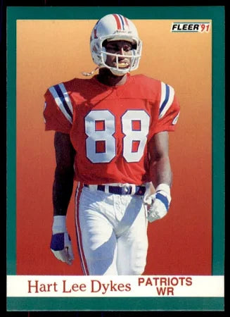 1991 Fleer Hart Lee Dykes Football Card #136