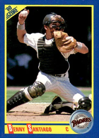 1990 Score Benny Santiago Baseball Card #454