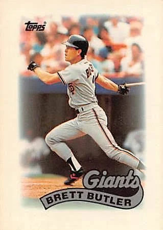1989 Topps Brett Butler Baseball Card #40